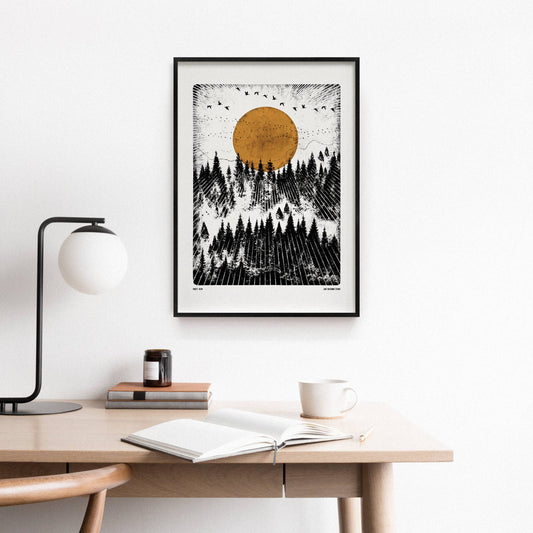 Forest View, A3 Digital Print