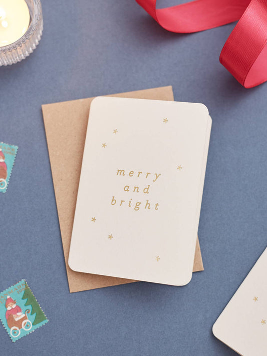 Merry & Bright Mini Christmas Card