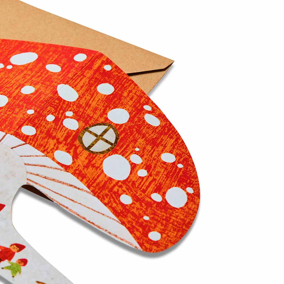 Snowy Mushroom Christmas Card