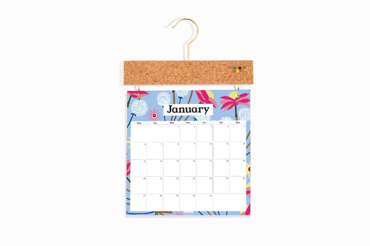 2026 Pinboard Calendar -  'Dried'