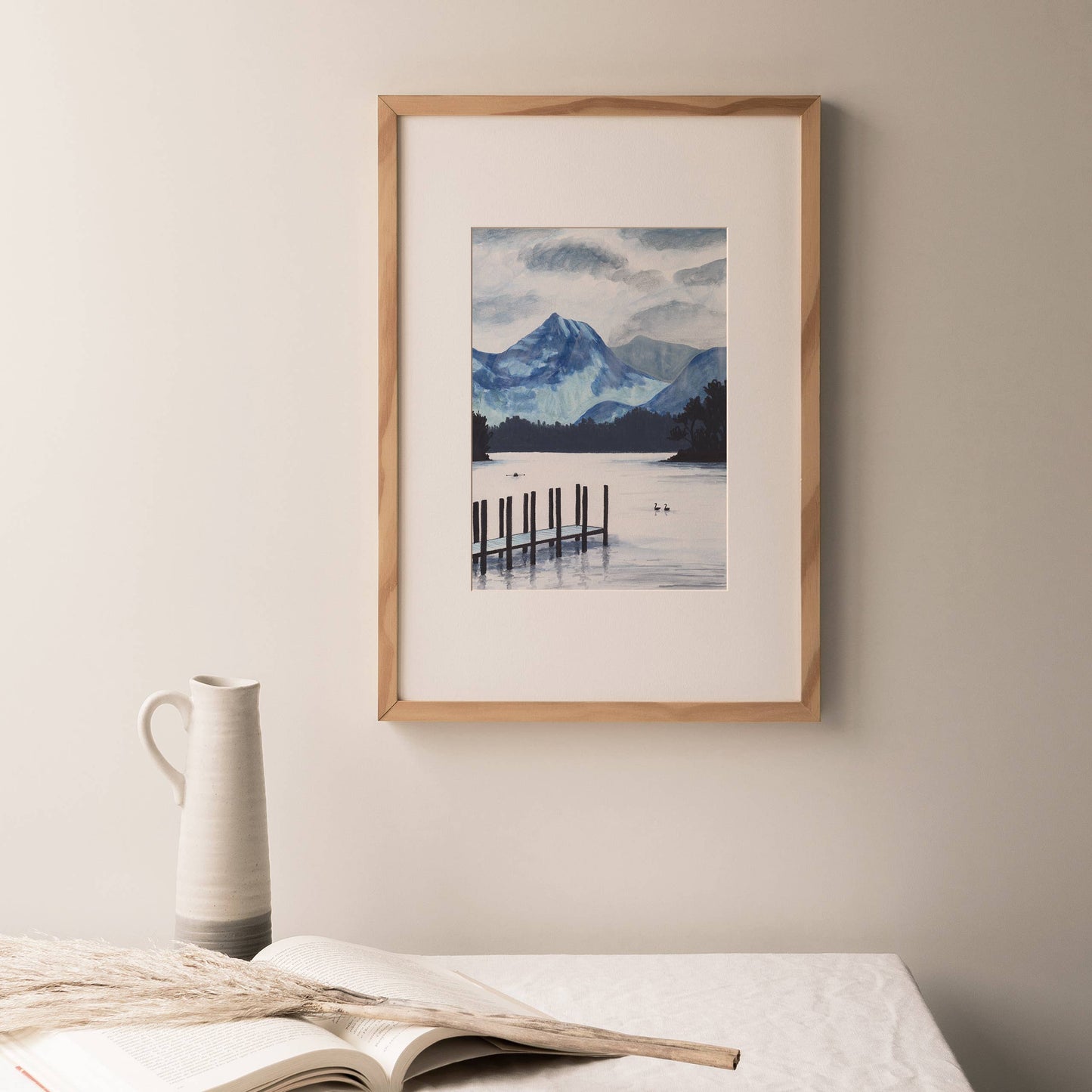 Derwentwater, Lake District - A4 Art Print