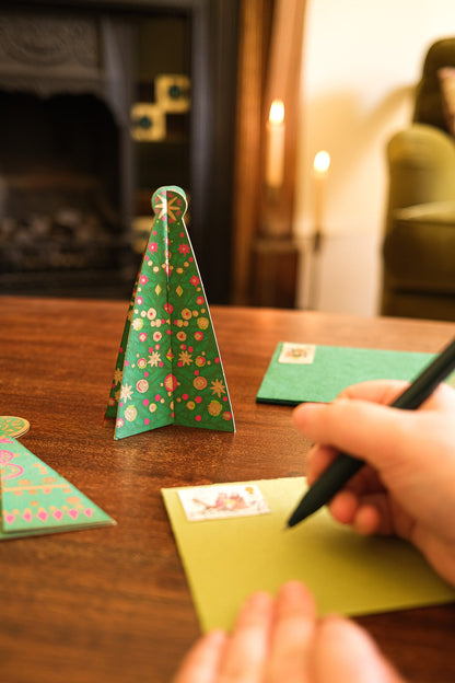 Bauble Tree Christmas Card