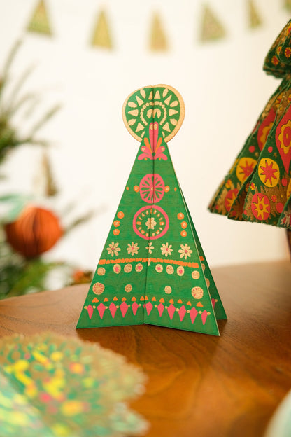 Patterned Tree Greeting Card