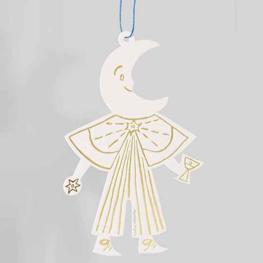Moon Folk Ornament