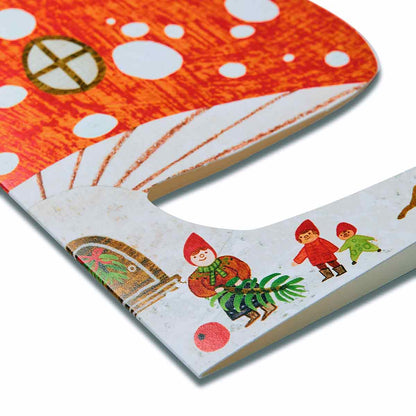 Snowy Mushroom Christmas Card