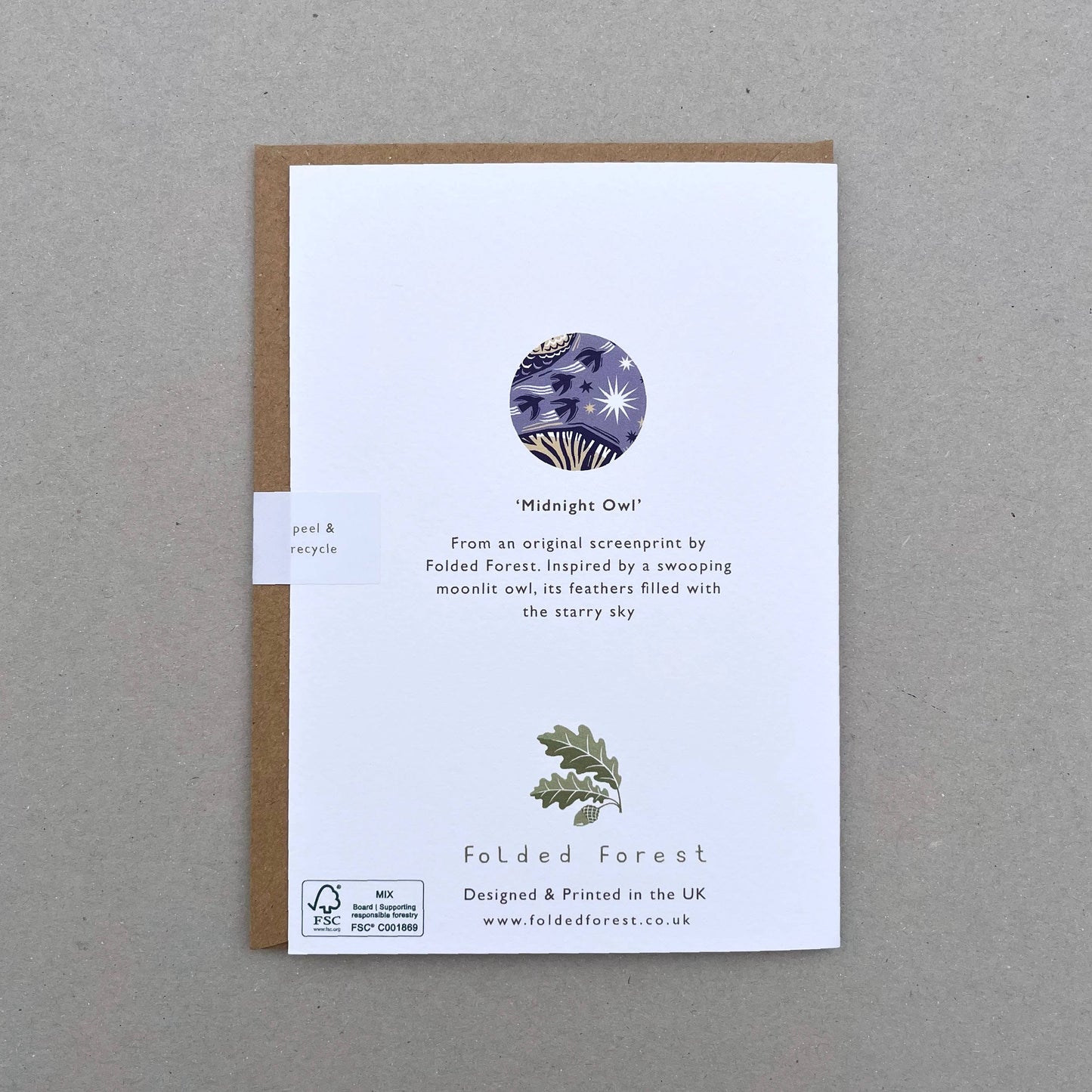 Midnight Owl Greeting Card