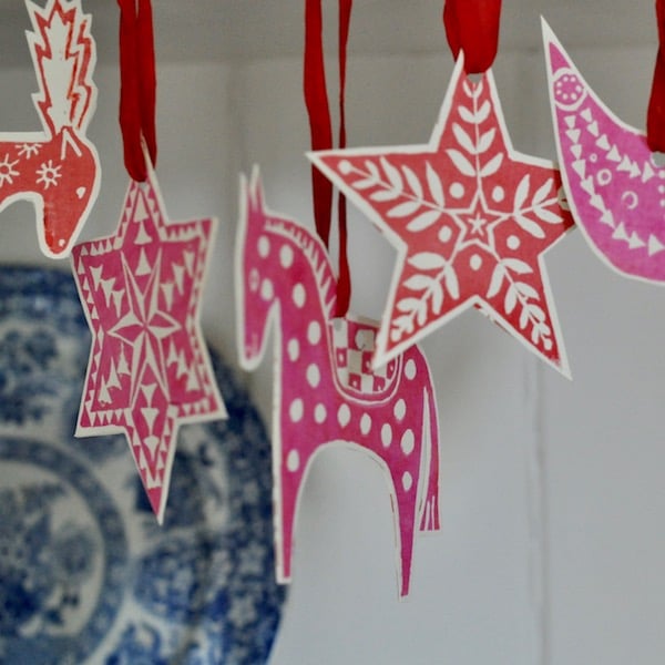Folk Art Christmas Decorations