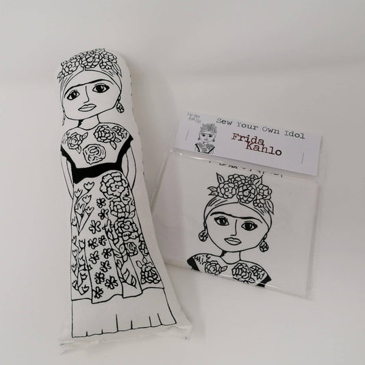 Frida Kahlo - Sew Your Own Doll Kit: Full Kit with stuffing