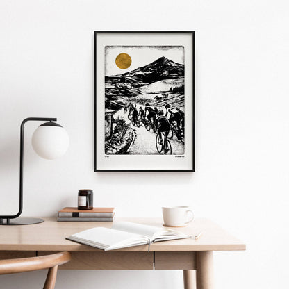 The Chase, A4 Digital Print