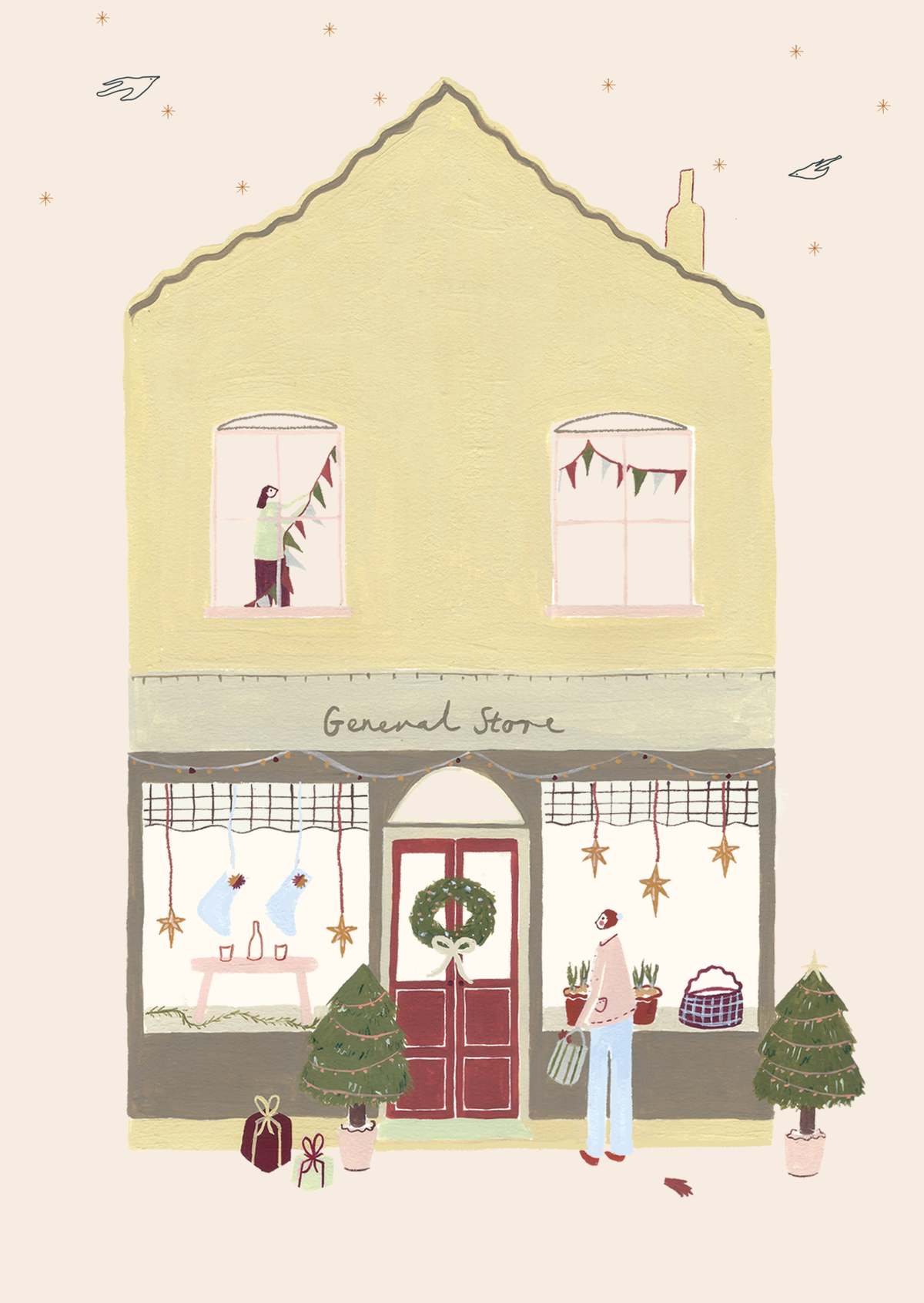 A Festive Store Christmas card