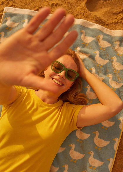 Waddling Ducks Organic Cotton Hand Towel