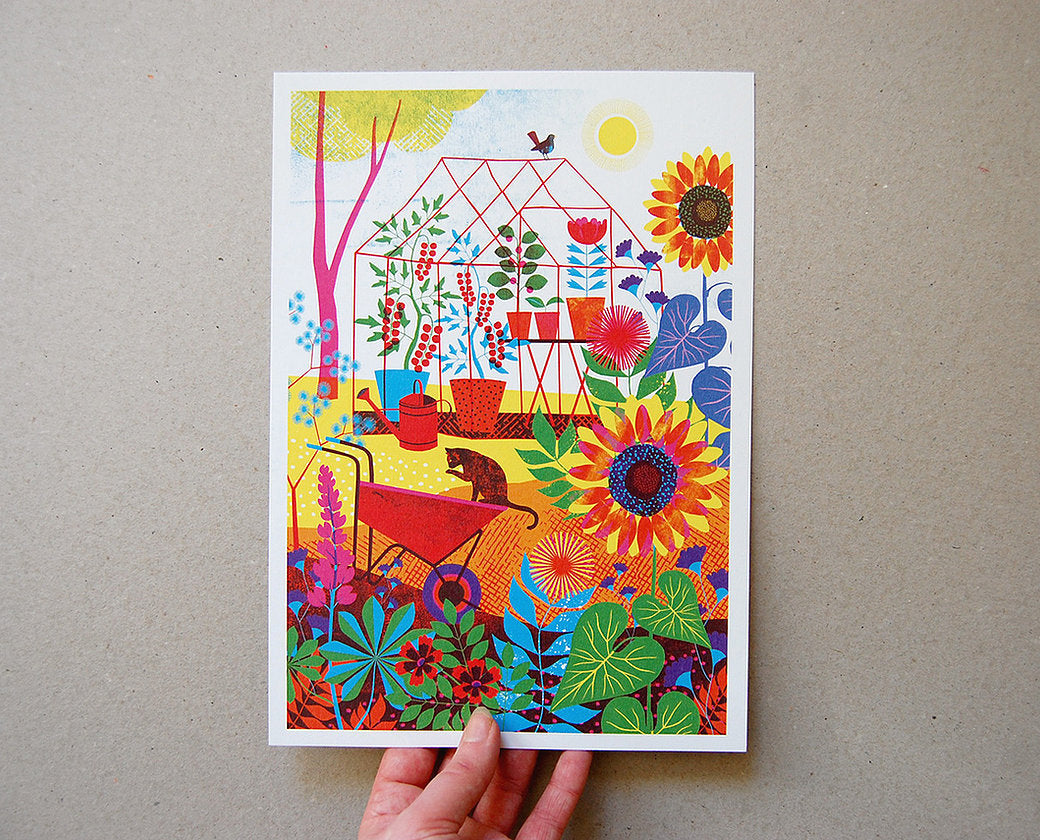 Greenhouse -  A4 Art Print