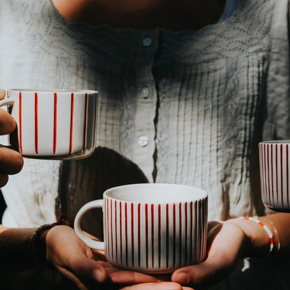Yarrow Mug - Brushed Earth Red