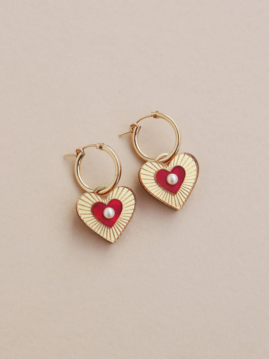 Esme Hoops in Red