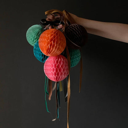 Paper Ball Decoration - Orange