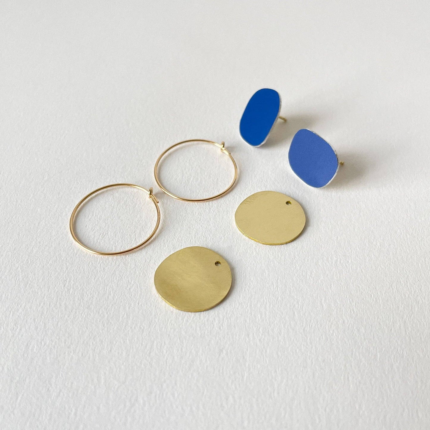 Brass Skim Earrings