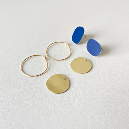 Brass Skim Earrings