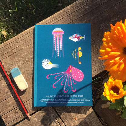 Sea Creatures A5 Eco Friendly Notebook