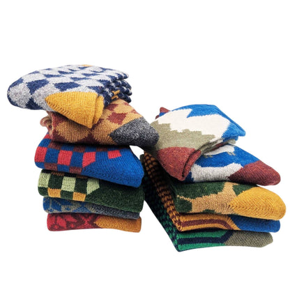 Men's Lambswool Ankle Socks - Mountain