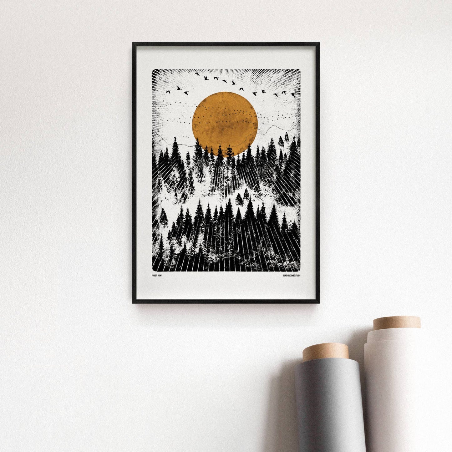 Forest View, A4 Digital Print