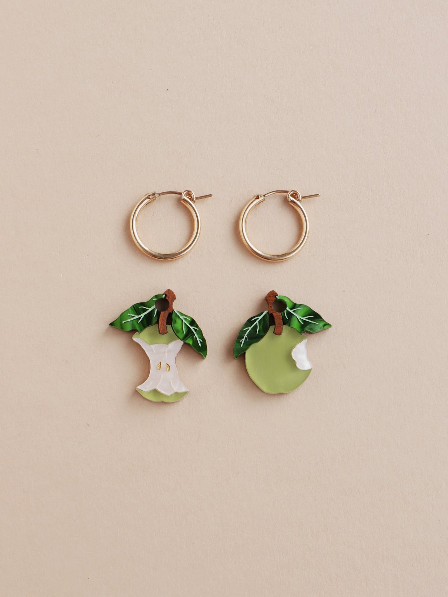 Apple Hoops in Green