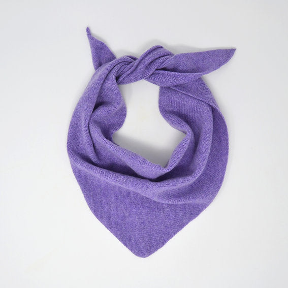 Lambswool Neckerchief in Heather