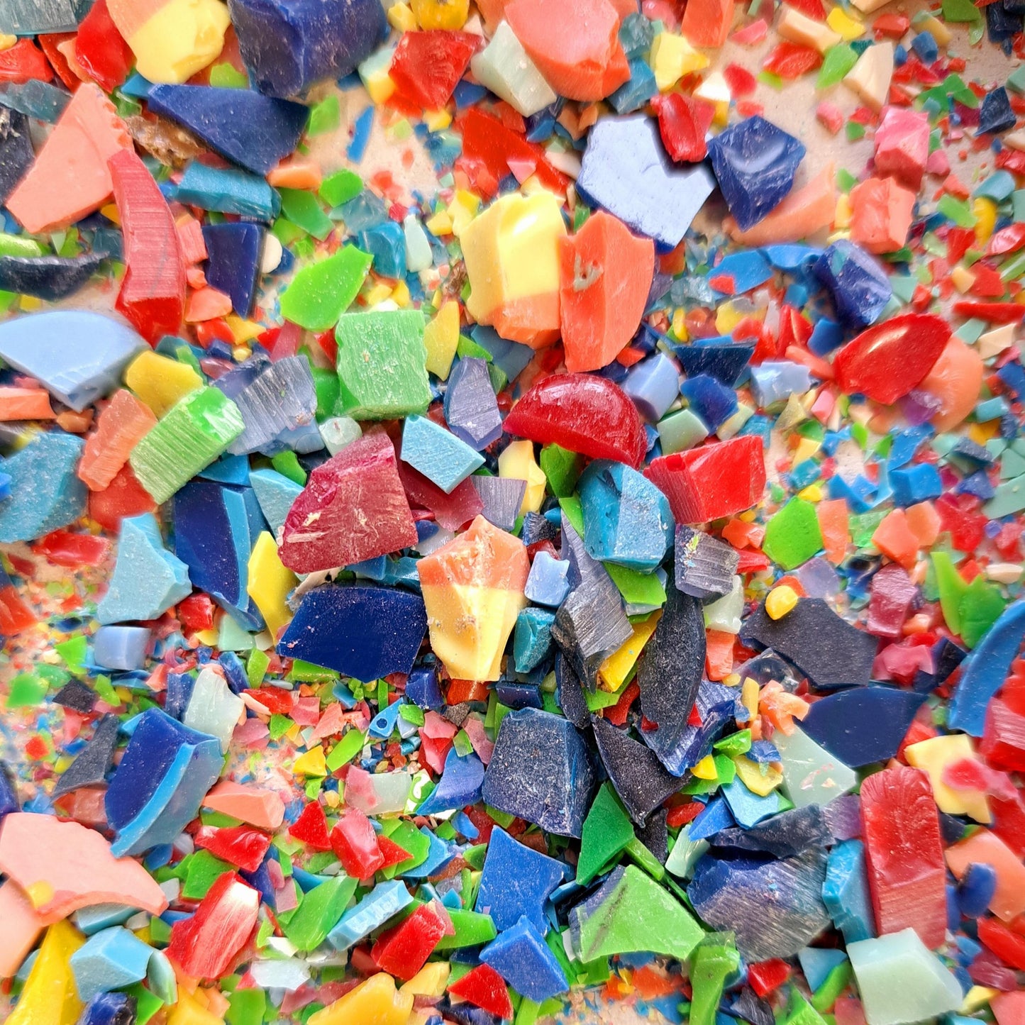 Ocean Blue Speckle Demi Pendant with Link