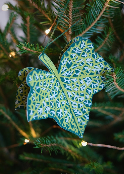 Festive Foliage Paper Ornaments.