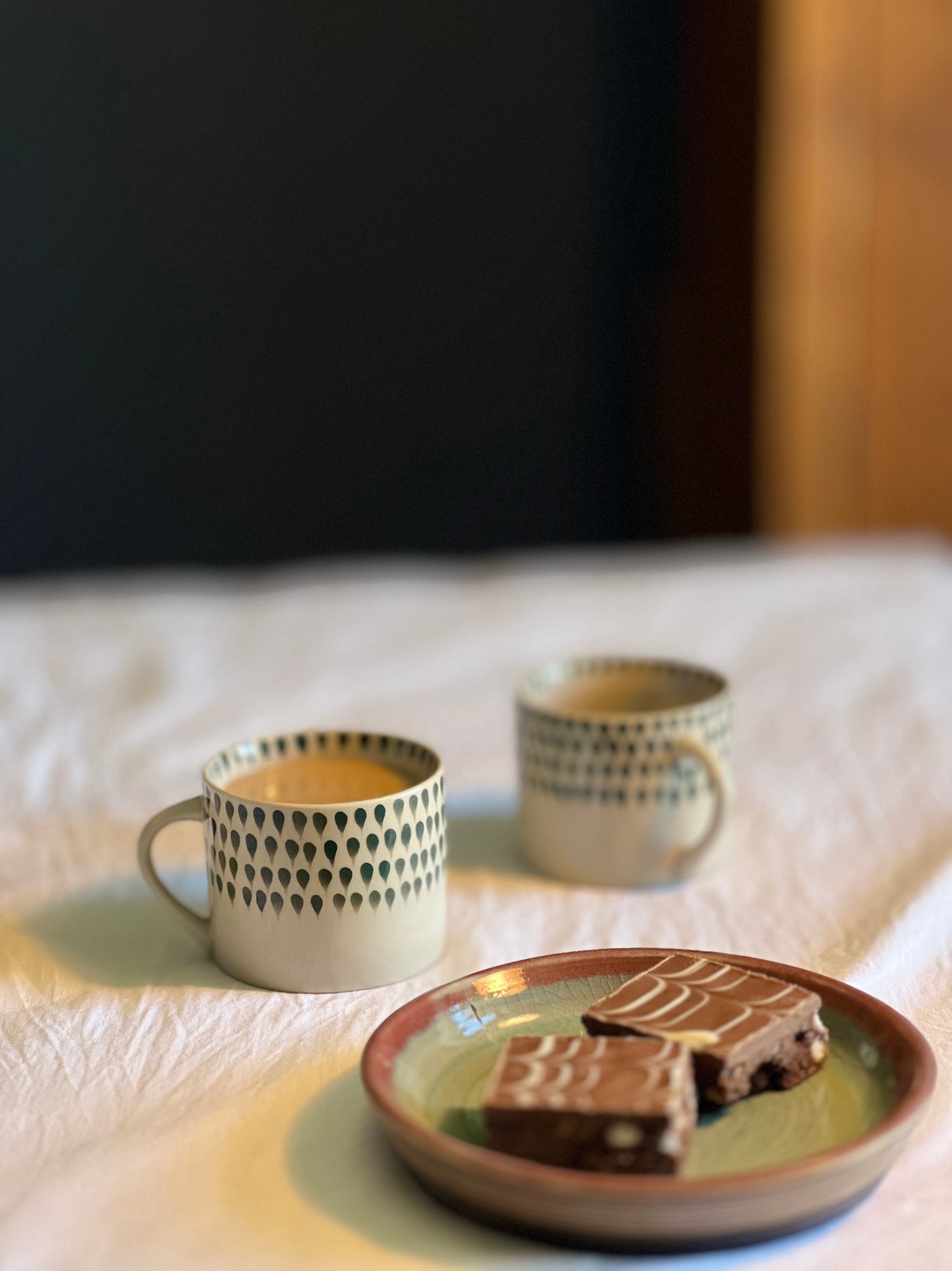 Juniper Drop Mug - Cream & Juniper - Small