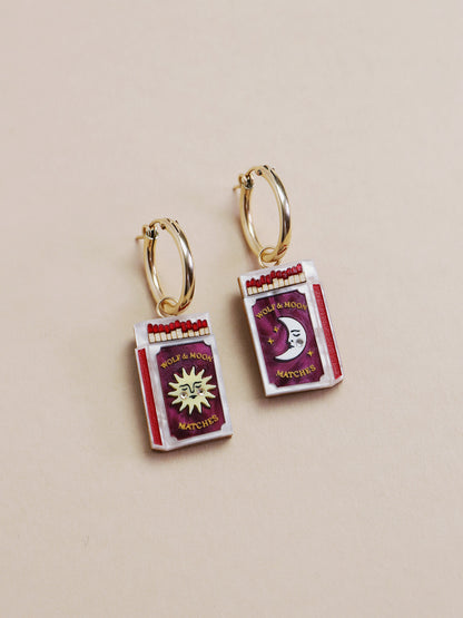 Matchbox Hoops Earrings