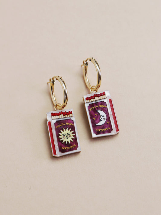 Matchbox Hoops Earrings