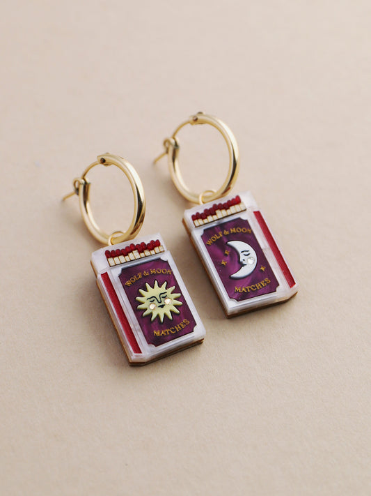 Matchbox Hoops Earrings