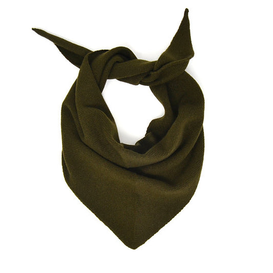 Military Green Lambswool Neckerchief