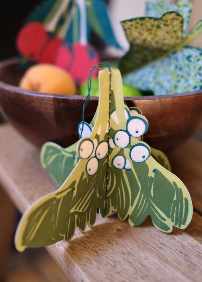 Festive Foliage Paper Ornaments.