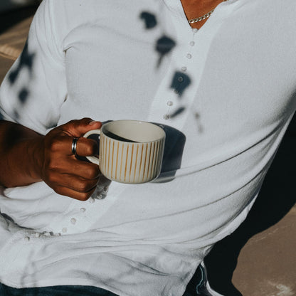 Yarrow Mug - Brushed Mustard Yellow