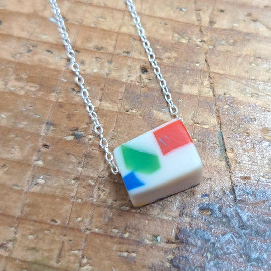Rainbow Brights - Little Block Bead Necklace