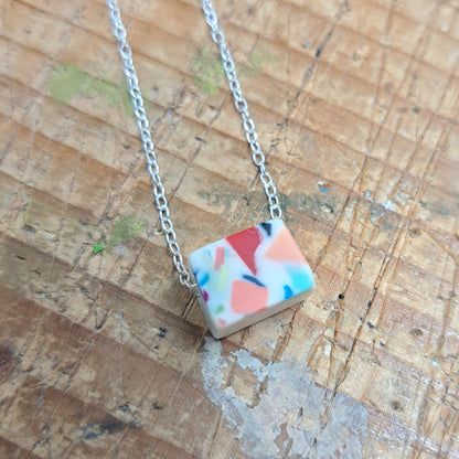 Rainbow Brights - Little Block Bead Necklace