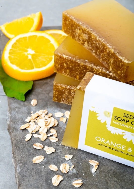Orange and Oatmeal Soap Bar