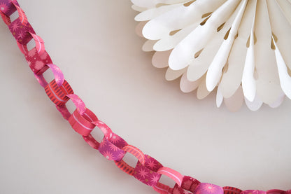 Pink Paper Chain Kit