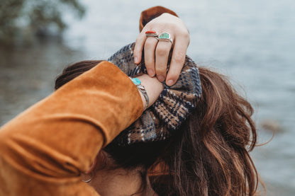 Tweed and Cashmere Scrunchies