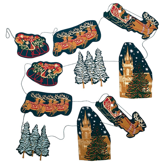 Festive Skyline Garland
