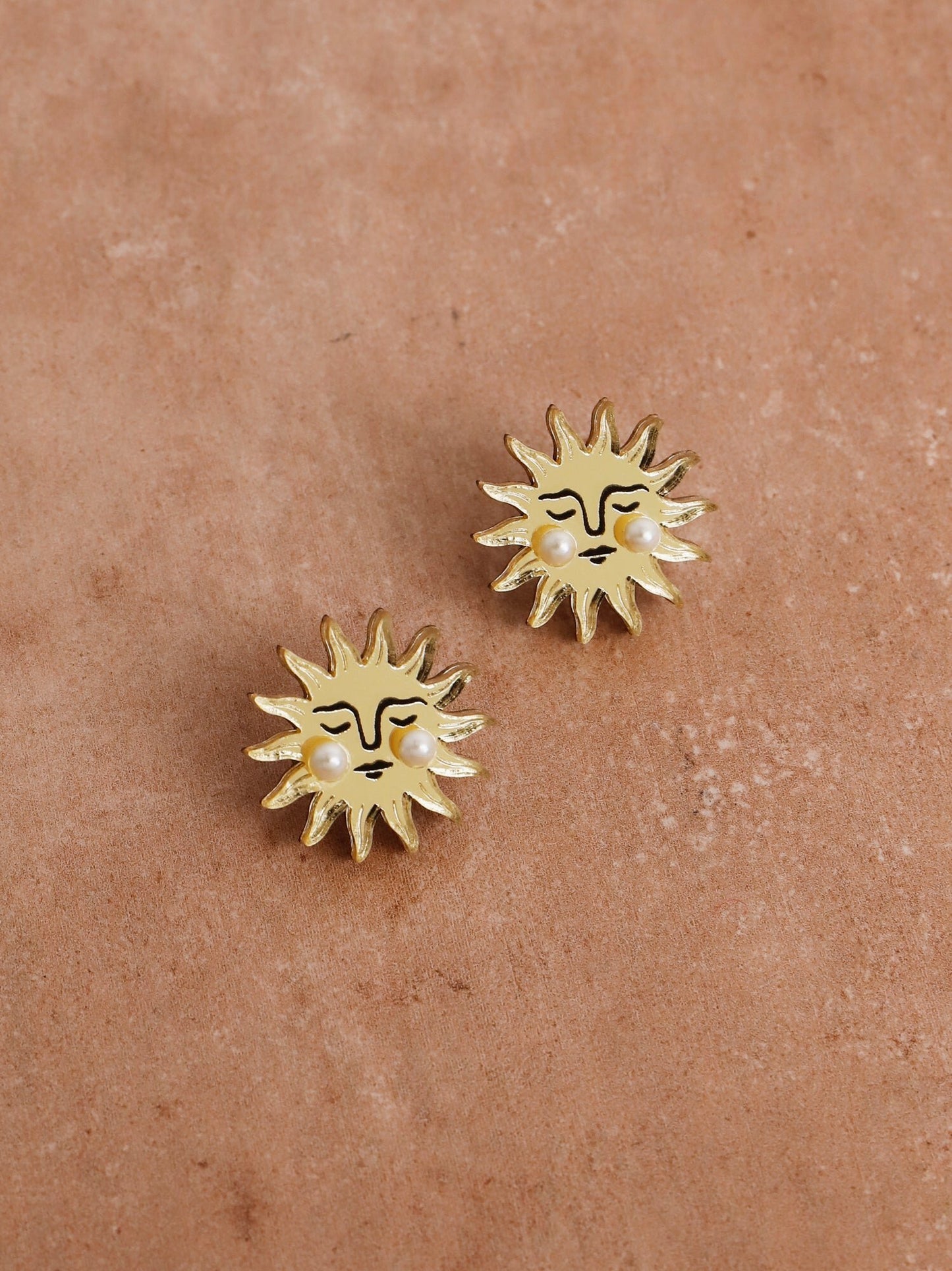 Sun Stud Earrings