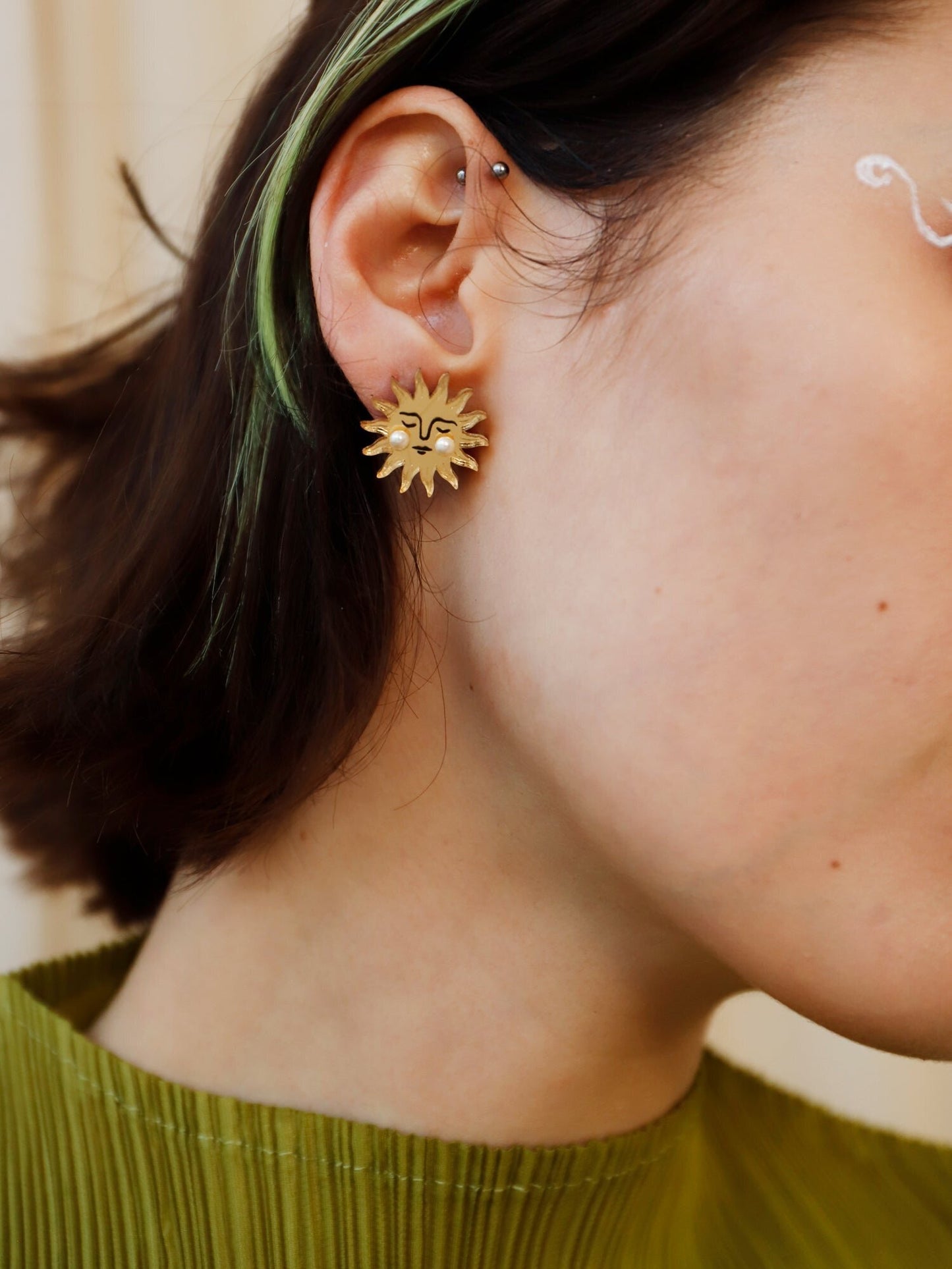 Sun Stud Earrings