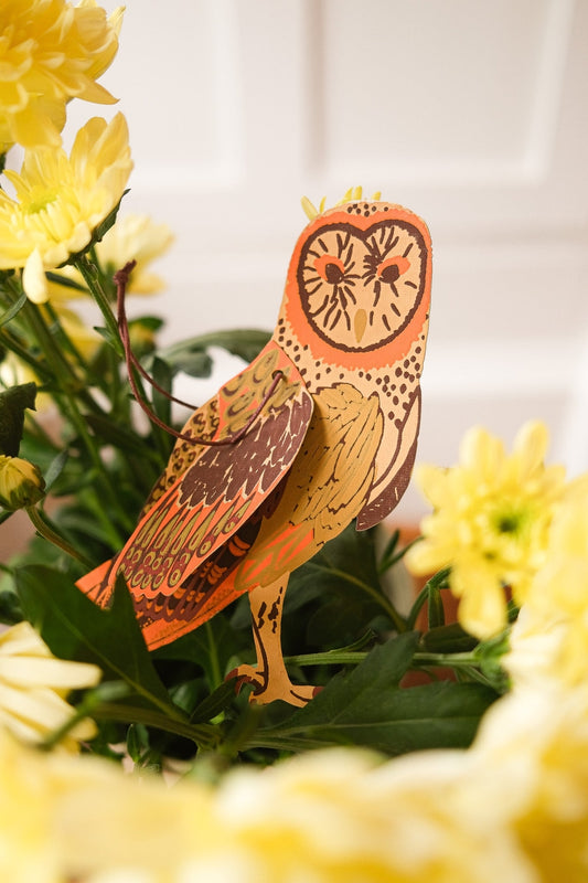 Winter Bird Paper Ornaments