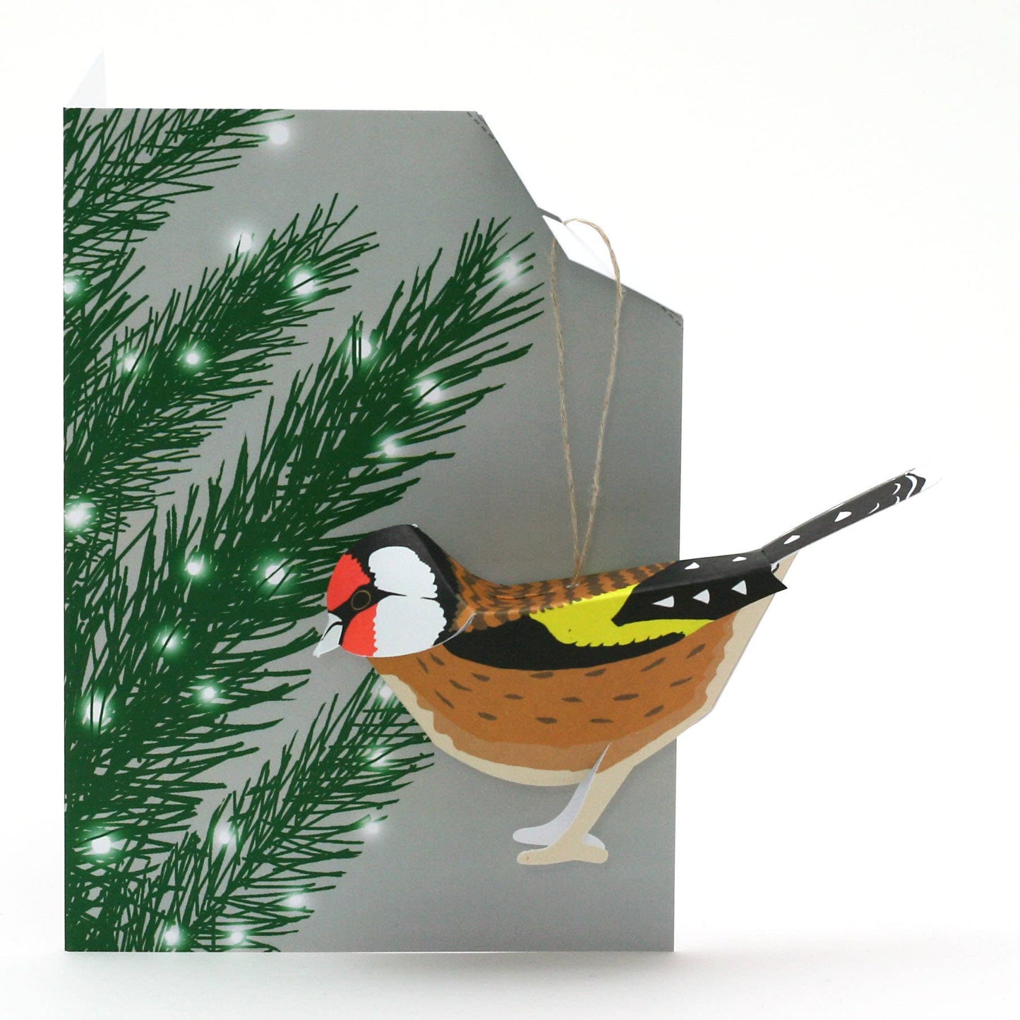 Goldfinch 3D Christmas Card