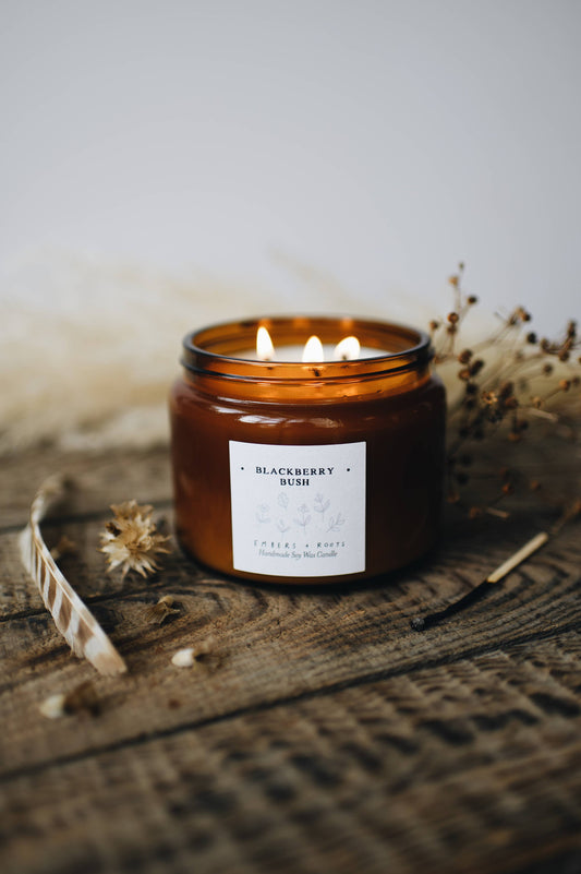 Blackberry Bush Soy Wax Candle: Medium
