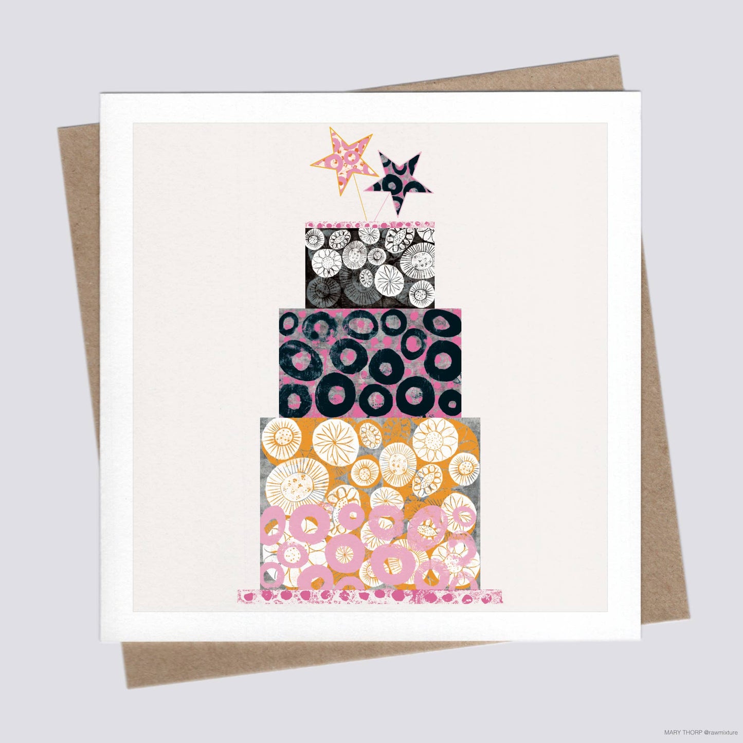 Celebrate with Cake - STARS Card.