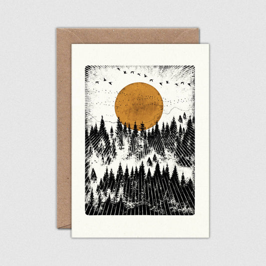Forest View. Individual A6 Card